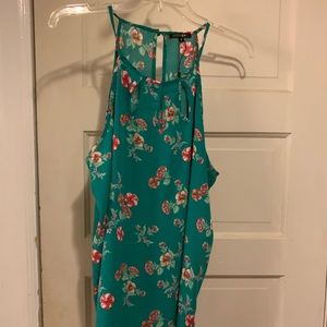 Tank top with cut out detail